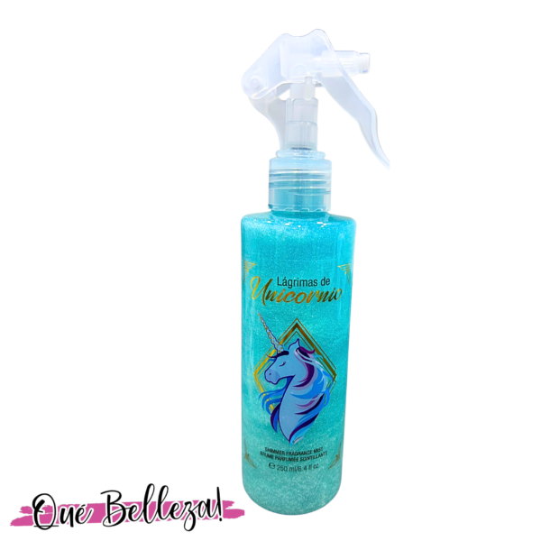 SPLASH CON ILUMINADOR CORPORAL Y CAPILAR LAGRIMAS DE UNICORNIO 250ML BLUE SENSATION