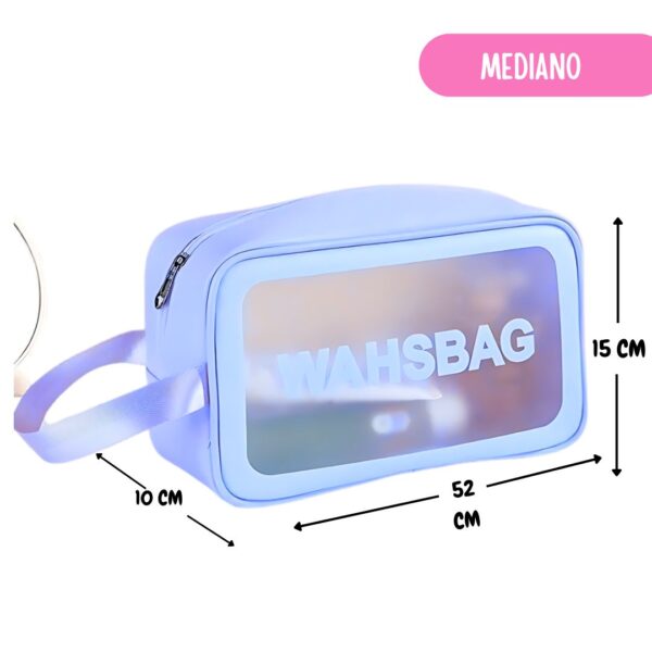 COSMETIQUERA WASHBAG MEDIANO COLOR AZUL