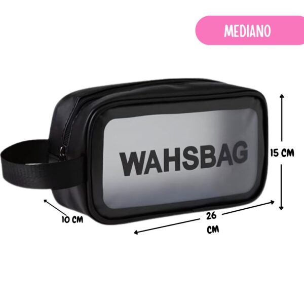 COSMETIQUERA WASHBAG MEDIANO COLOR NEGRO