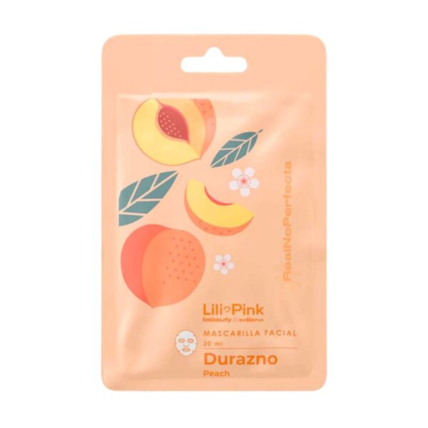MASCARILLA EN VELO EXTRACTO DE DURAZNO LILI PINK