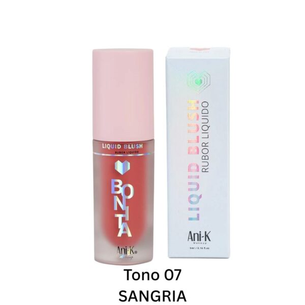 RUBOR LIQUIDO BONITA ANI-K TONO 07 SANGRIA