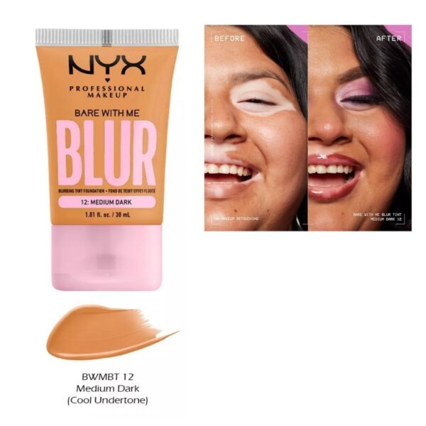 BASE NYX PROFESIONAL BLUR TONO 12 MEDIUM DARK