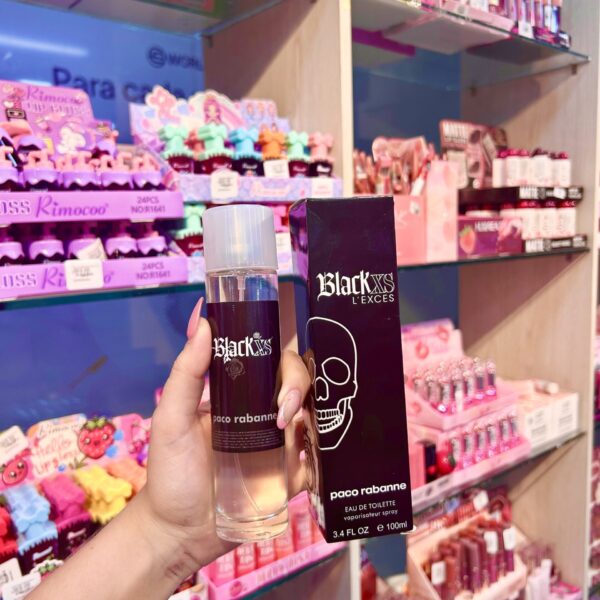 PERFUME BLACK XS 100 ML ENVASE DE VIDRIO