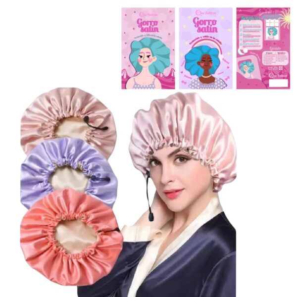 GORRO DE SATIN DOBLE FAS