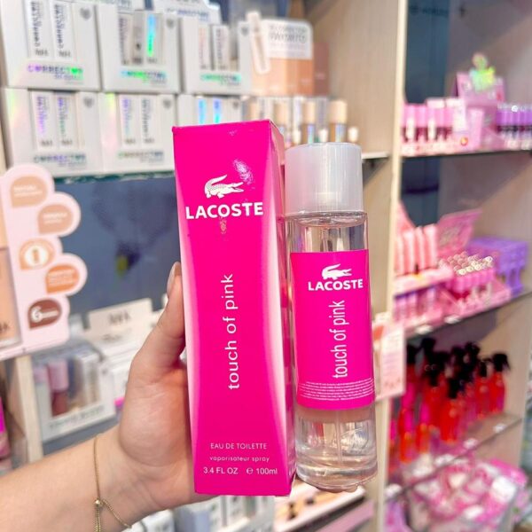 PERFUME LACOSTE PINK 100ML -MUJER- ENVASE DE VIDRIO