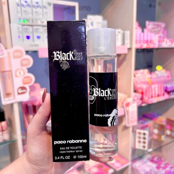 PERFUME BLACK XS 100ML -HOMBRE- ENVASE DE VIDRIO