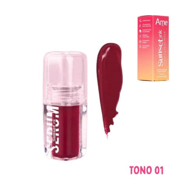 TINTA DE LABIOS SERUM AME TONO 1