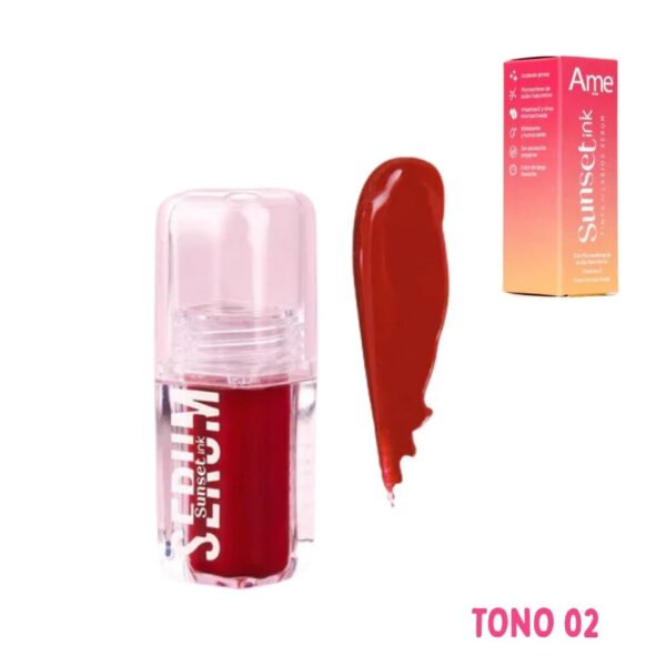 TINTA DE LABIOS SERUM AME TONO 2