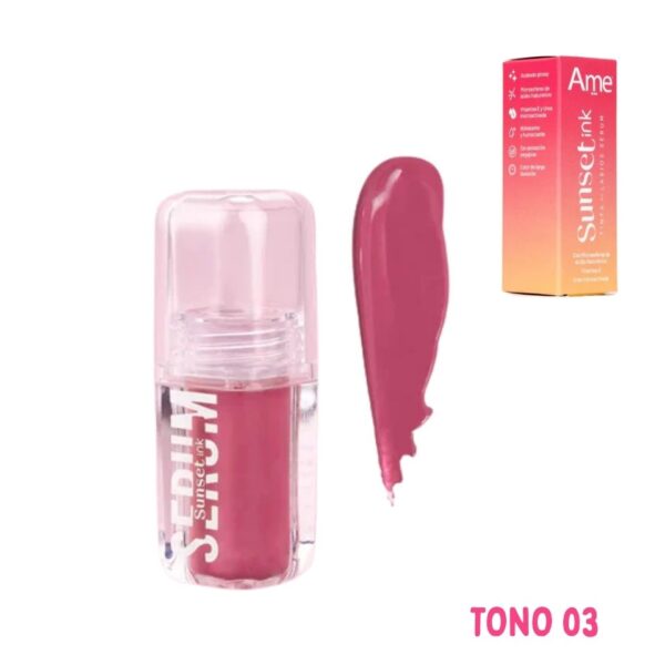 TINTA DE LABIOS SERUM AME TONO 3