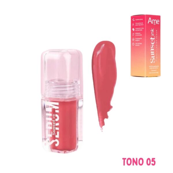 TINTA DE LABIOS SERUM AME TONO 5