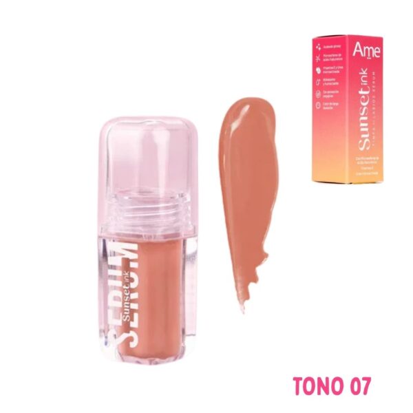 TINTA DE LABIOS SERUM AME TONO 7