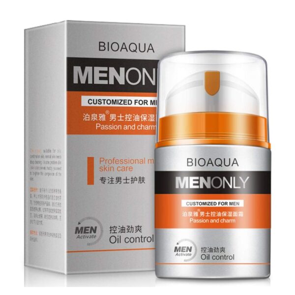 CREMA FACIAL PARA EL CONTROL DE LA GRASA EN HOMBRES BIOAQUA