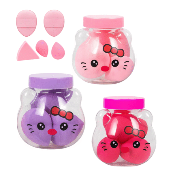 TARRITO X4 SURTIDO HELLO KITTY MINI BEAUTY BLENDER ALMA BEAUTY 045