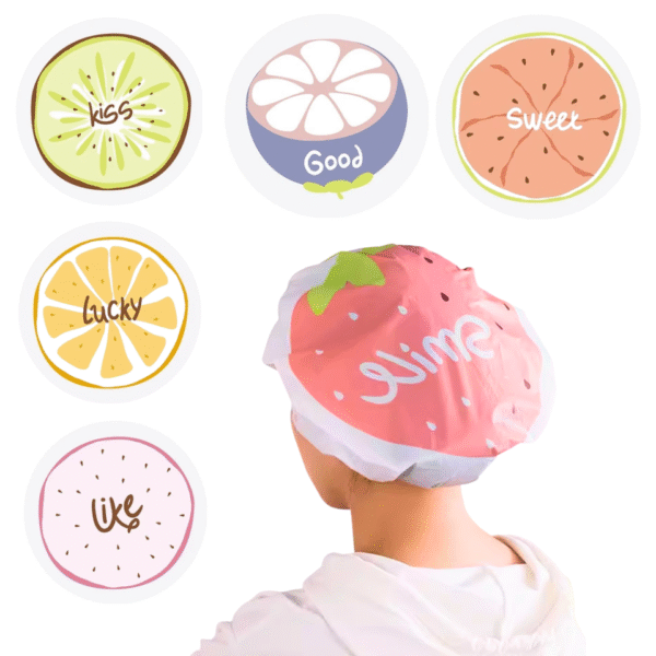 GORRO PARA BAÑO FRUTAS