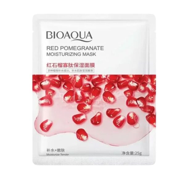 MASCARILLA EN VELO BIOAQUA POMOGRANADA