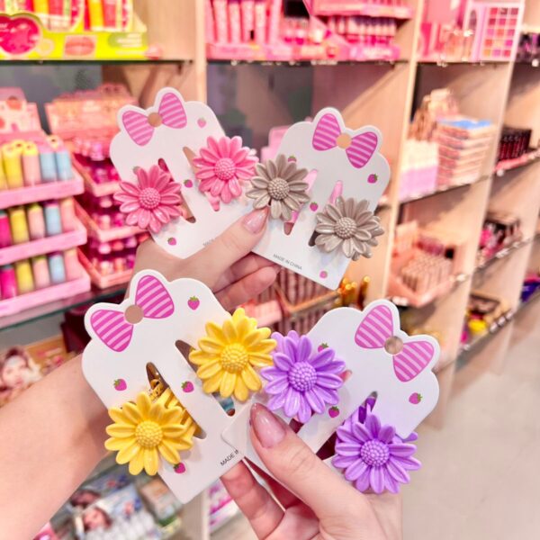 GANCHO FLOR- GIRASOL - CAYENA DUO