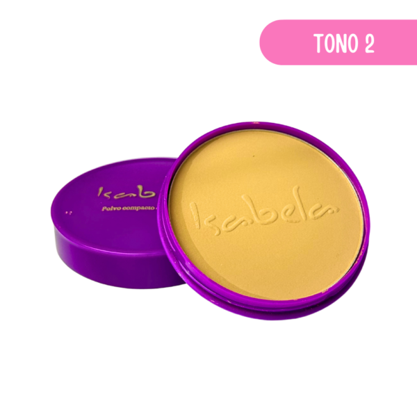 POLVO COMPACTO A BASE DE ARROZ ISABELA TONO 2