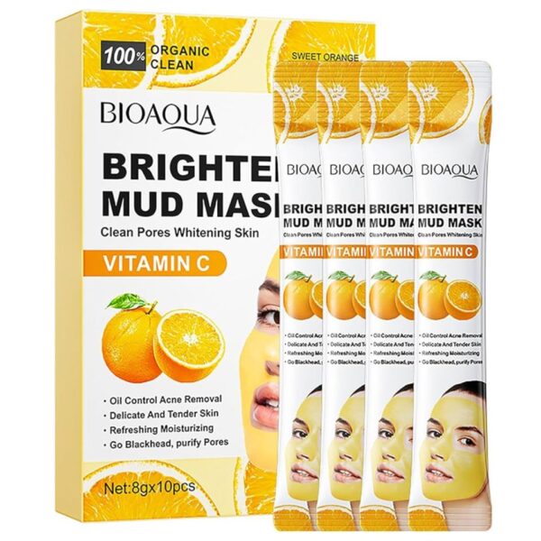 MASCARILLA EN SOBRE DE VITAMINA C X 10 UNIDADES