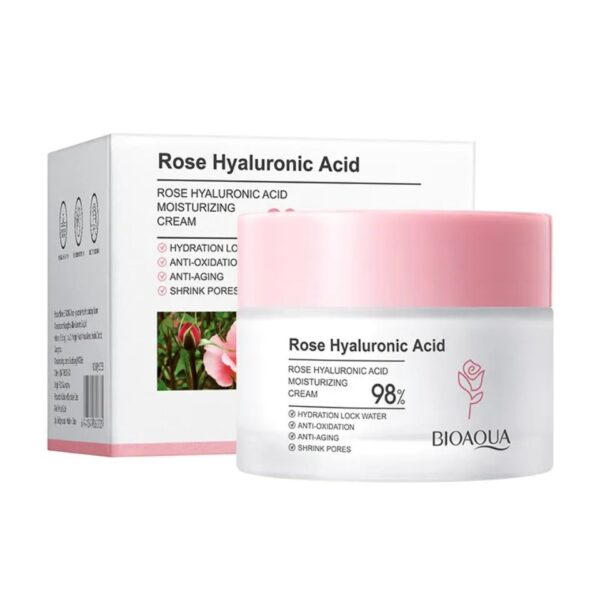 CREMA ROSAS Y ACIDO HIALURONICO BIOAQUA