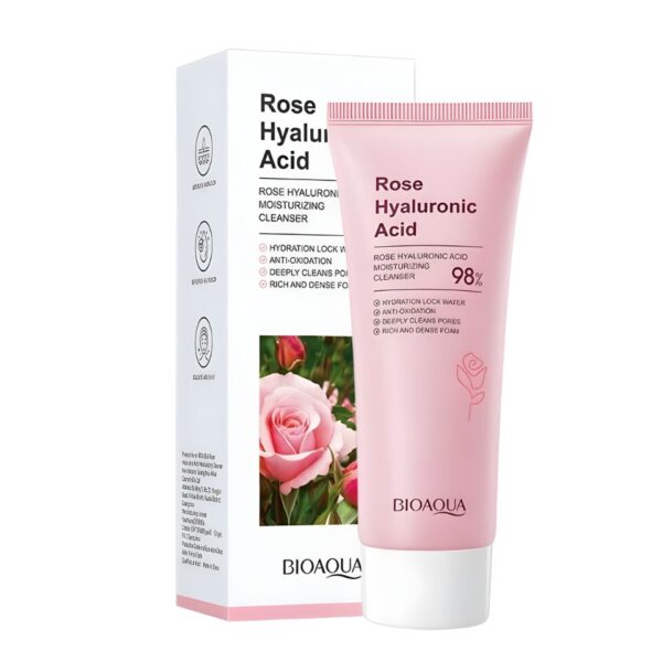 JABON ROSAS + ACIDO HIALURONICO BIOAQUA