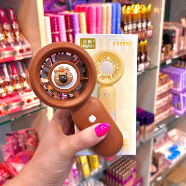 VENTILADOR/ABANICO DE MANO CAPIBARA