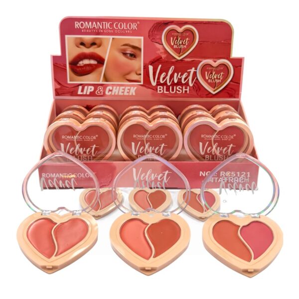 RUBOR DOBLE CORAZON VELVET RC5121
